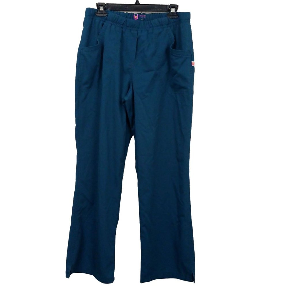 Womens Urbane Ultimate Scrub Pants Size Medium Nurse Blue Green